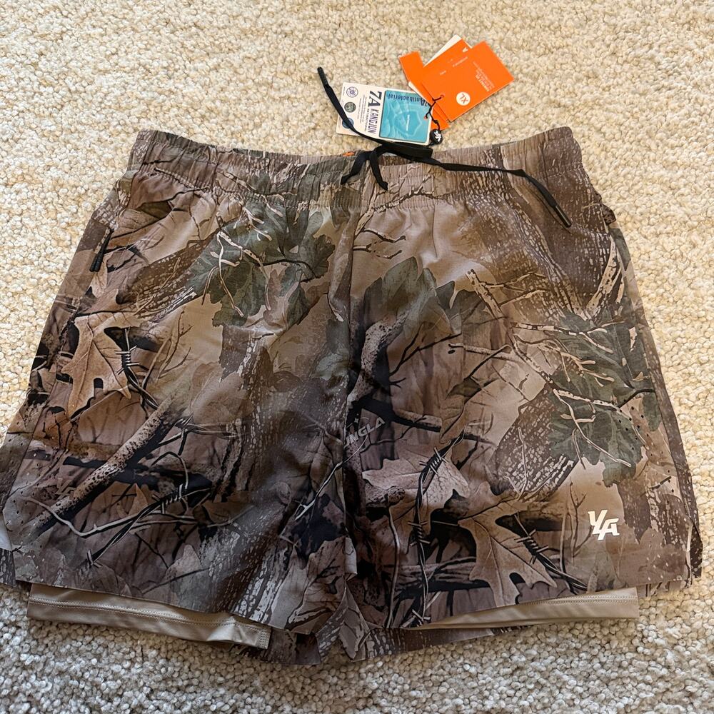 Men's YoungLA (SoldOut)1047 CamoCompressionShorts XL NWT, BeigeTreeCamo